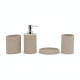 Ceramic Bathroom Set - 4 Pcs